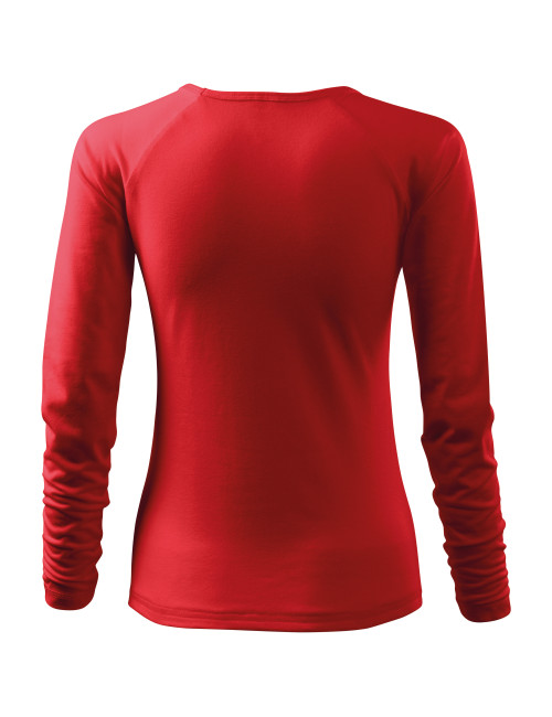 Adler MALFINI Women`s T-shirt Elegance 127 red with embroidery, logo