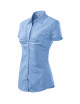 2Women`s chic 214 blue shirt Adler Malfini