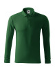 Adler MALFINI men`s polo shirt Pique Polo LS 221 bottle green