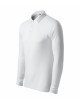 Adler MALFINI Koszulka polo męska Pique Polo LS 221 biały