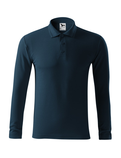 Pique polo ls 221 men`s polo shirt navy blue Adler Malfini