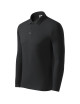 Adler MALFINI Men`s polo shirt Pique Polo LS 221 ebony gray with embroidery