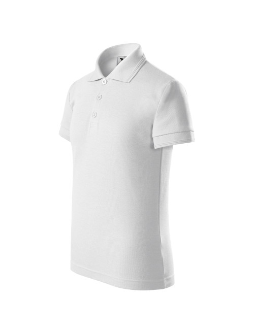 Kinder-Poloshirt Piqué Polo 222 weiß Adler Malfini