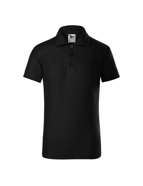 Children`s polo shirt pique polo 222 black Adler Malfini