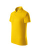 Adler MALFINI Children`s polo shirt Pique Polo 222 yellow logo embroidery