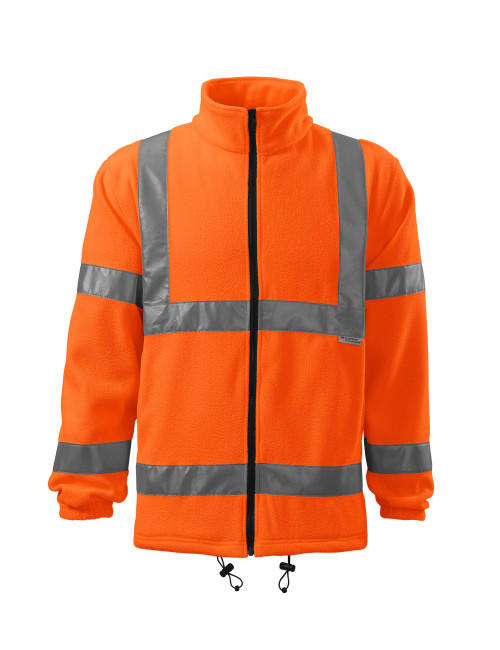"Polar Unisex HV Fleecejacke 5v1, reflektierendes Orange, Malfini Rim