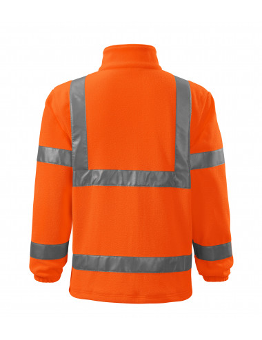 Polar unisex hv fleece jacket 5v1 reflective orange Adler Rimeck