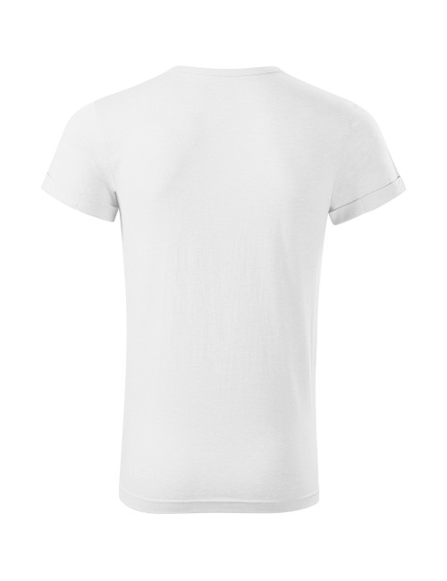 Adler MALFINI Men`s T-shirt Fusion 163 white embroidery marking the logo
