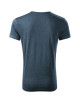 Adler MALFINI Herren T-Shirt Fusion 163 Dark Denim Melange Sticklogo