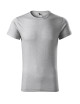 Adler MALFINI Herren T-Shirt Fusion 163 Silber Melange Bekleidungsstickerei