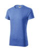 Adler MALFINI Herren T-Shirt Fusion 163 blau meliert Kleidung mit Logo