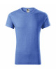 2Herren T-Shirt Fusion 163 blau meliert Adler Malfini