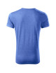 Adler MALFINI Men`s T-shirt Fusion 163 blue melange clothing with logo