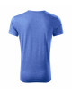 2Men`s t-shirt fusion 163 blue melange Adler Malfini