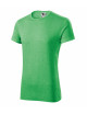 Men`s t-shirt fusion 163 green melange Adler Malfini
