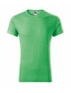 2Men`s t-shirt fusion 163 green melange Adler Malfini
