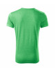 2Men`s t-shirt fusion 163 green melange Adler Malfini