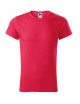 2Herren T-Shirt Fusion 163 rot meliert Adler Malfini
