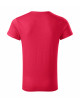 2Herren T-Shirt Fusion 163 rot meliert Adler Malfini