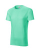 Adler RIMECK Men`s T-shirt Resist R01 mint computerized logo embroidery