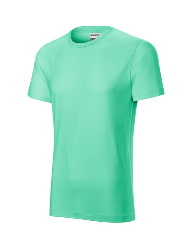 Adler RIMECK Men`s T-shirt Resist R01 mint computerized logo embroidery