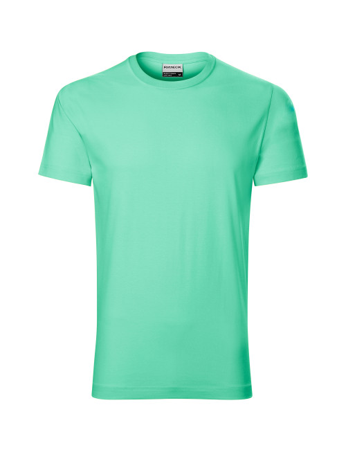 Adler RIMECK Herren T-Shirt Resist R01, mint, Computer-Sticklogo