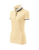 Women`s collar up 257 bourbon vanilla polo shirt Adler Malfinipremium
