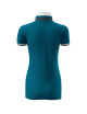 Koszulka polo damska collar up 257 petrol blue Adler Malfinipremium