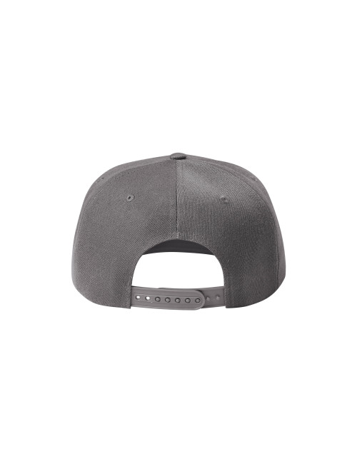 Unisex Rap Cap 5p 301 grau-schwarz meliert Adler Malfini