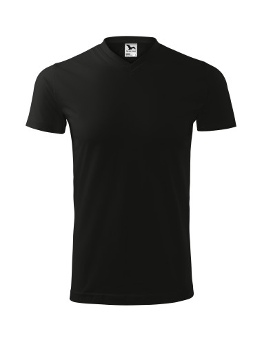 Unisex t-shirt heavy v-neck 111 black Adler Malfini