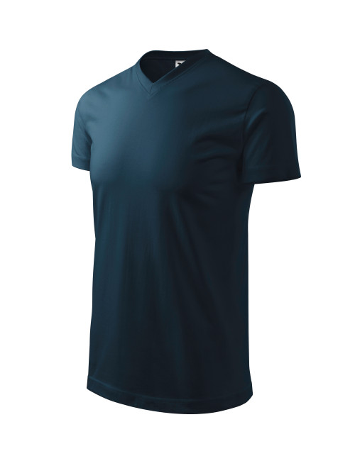 Unisex-T-Shirt mit schwerem V-Ausschnitt 111 Marineblau Adler Malfini