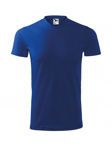 Unisex-T-Shirt mit schwerem V-Ausschnitt 111 kornblumenblau Adler Malfini