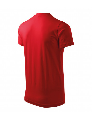 Unisex-T-Shirt mit schwerem V-Ausschnitt 111 rot Adler Malfini