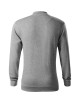 Herren-Bomber-Sweatshirt 453 dunkelgrau meliert Adler Malfinipremium