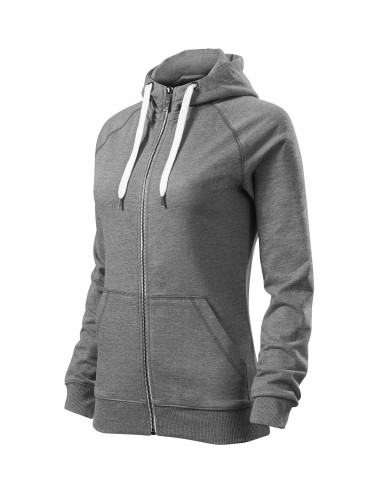 Damen-Sweatshirt Voyage 451 dunkelgrau meliert Adler Malfinipremium