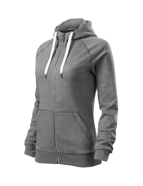 Damen-Sweatshirt Voyage 451 dunkelgrau meliert Adler Malfinipremium