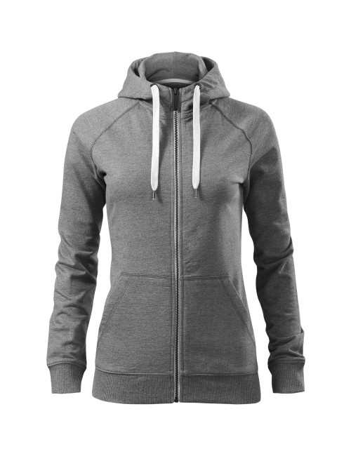 Damen-Sweatshirt Voyage 451 dunkelgrau meliert Adler Malfinipremium