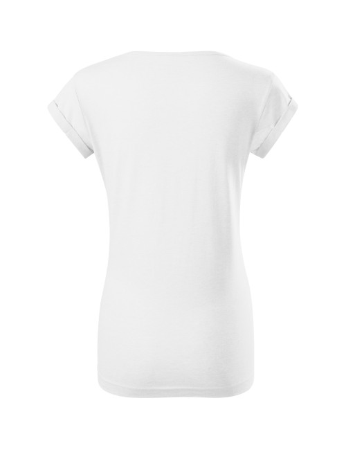 Adler MALFINI Damen T-Shirt Fusion 164 weiß mit eigenem Logo, Stickerei