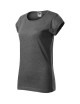Damen Fusion T-Shirt 164 schwarz meliert Adler Malfini