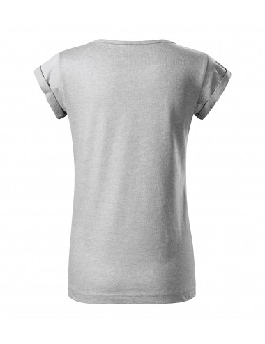 Damen Fusion T-Shirt 164 Silbermelange Adler Malfini