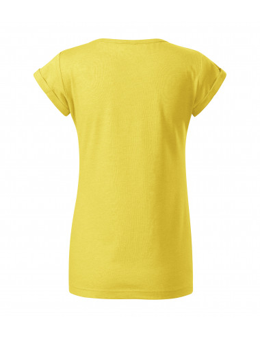 Women`s t-shirt fusion 164 yellow melange Adler Malfini