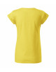 2Women`s t-shirt fusion 164 yellow melange Adler Malfini