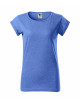 2Women`s t-shirt fusion 164 blue melange Adler Malfini