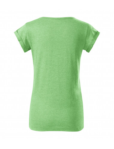 Women`s t-shirt fusion 164 green melange Adler Malfini