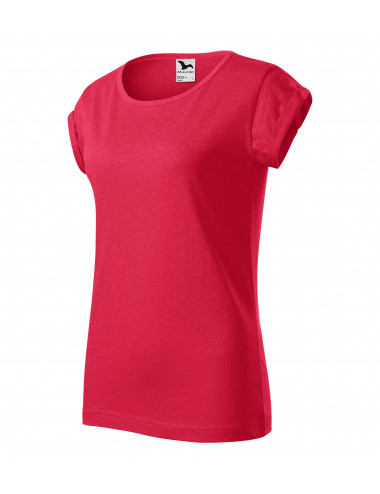 Women`s t-shirt fusion 164 red melange Adler Malfini