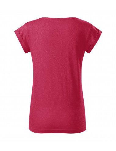 Damen-Fusion-T-Shirt 164 rot meliert Adler Malfini