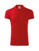 Adler MALFINI Victory 217 unisex polo shirt with red embroidery of company logos