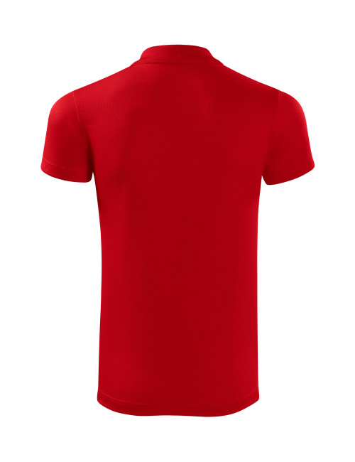 Adler MALFINI Unisex Victory 217 Poloshirt, rote Stickerei mit Firmenlogos