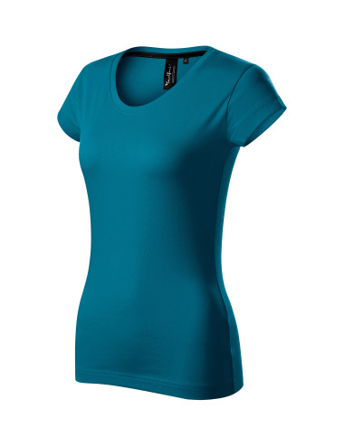 Exklusives 154 benzinblaues Adler Malfinipremium T-Shirt für Damen