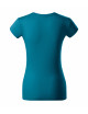 2Exklusives 154 benzinblaues Adler Malfinipremium T-Shirt für Damen